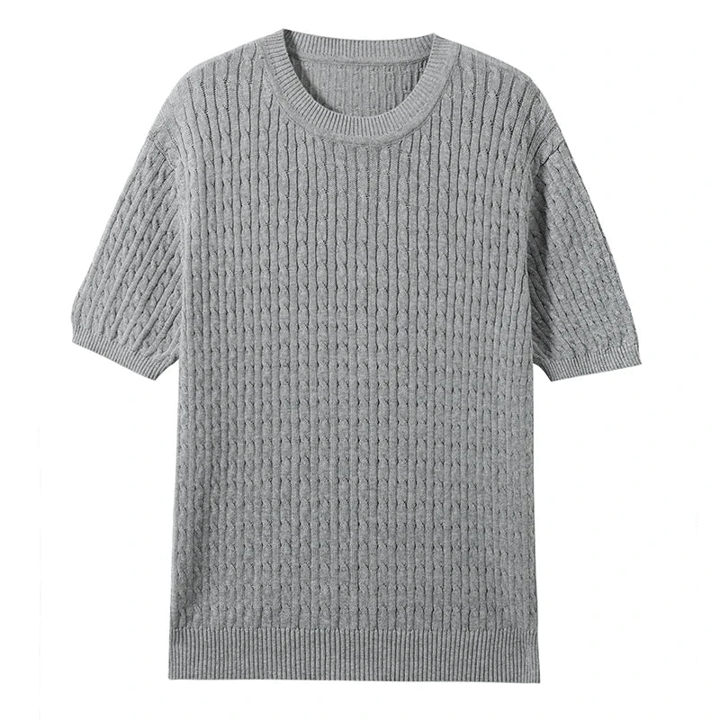 WinvyNee Summer Women’s 100% Cotton Sweaters T-Shirt Short Sleeve O neck Solid Knitwears Pullover Female Tops Spring A1002025