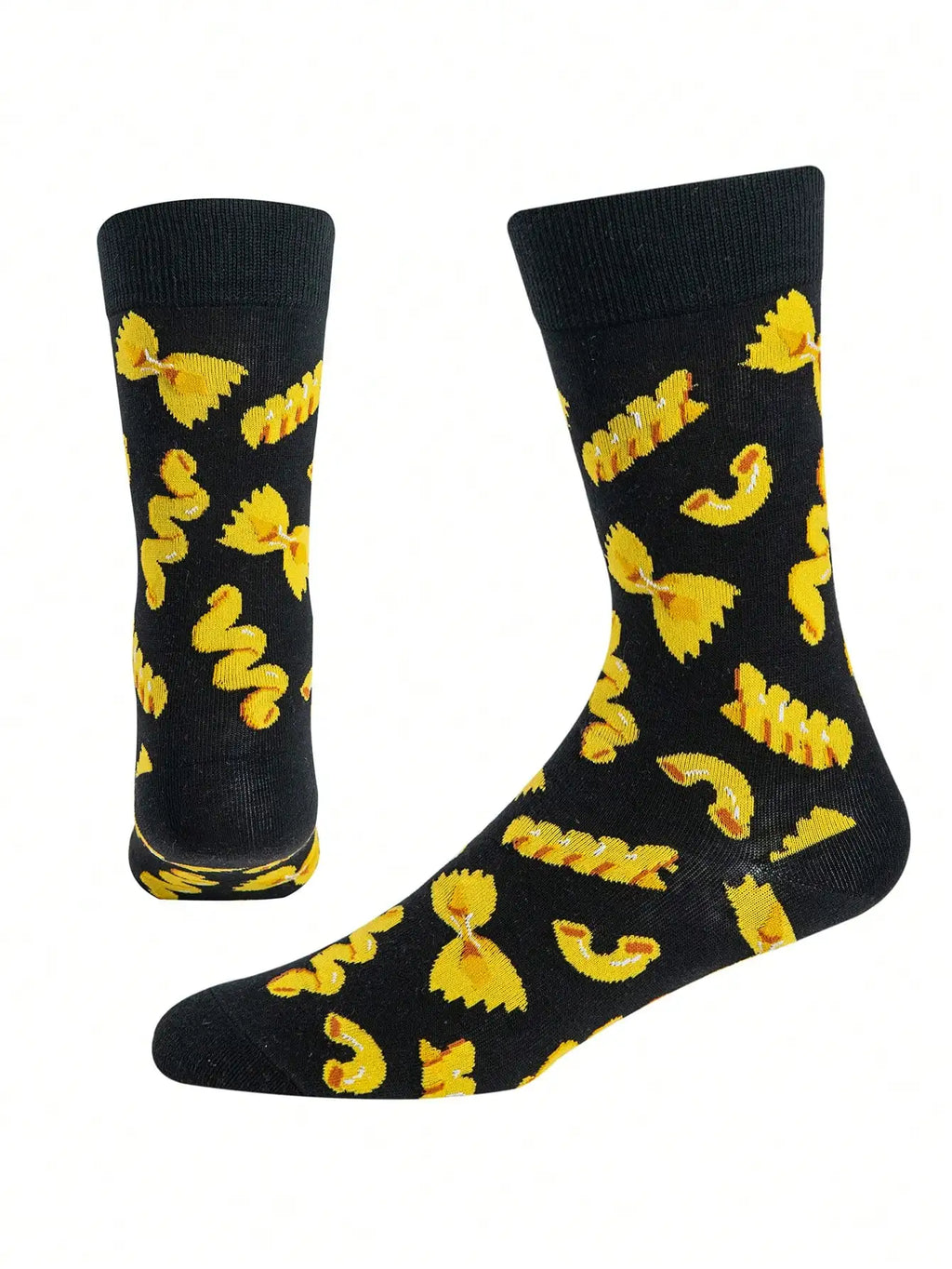 1 Pair of Men's Socks, Creative, Fashionable and Quirky Men's Socks, Comfortable and Breathable Mid-Calf Socks