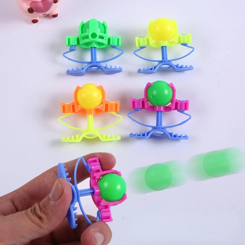 5pcs Fashion Outdoor Sports Funny Interactive Games Toy Mini Trickster Toy Claccis Creative Ejection Ball Toys For Kids Gift