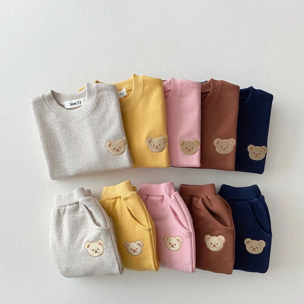 Kids Baby Girls Boys Clothes Costume Long Sleeve Hooded Tracksuit Tops Pants Children Spring Outfits Baby Set Infantil Newborn