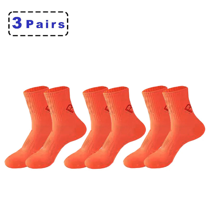 1 Pair Of Running Socks For Men And Women, Short Tube Towel Bottom Sports, Low Top Marathon, Fitness Basketball Pressure Socks