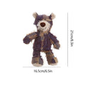 Pet Teddy Bear Soundmaking Toy Plush Interactive Dog Toys Grinding Cleaning Teeth Anti Bite Abreact Plaything Bear Pets Supplies