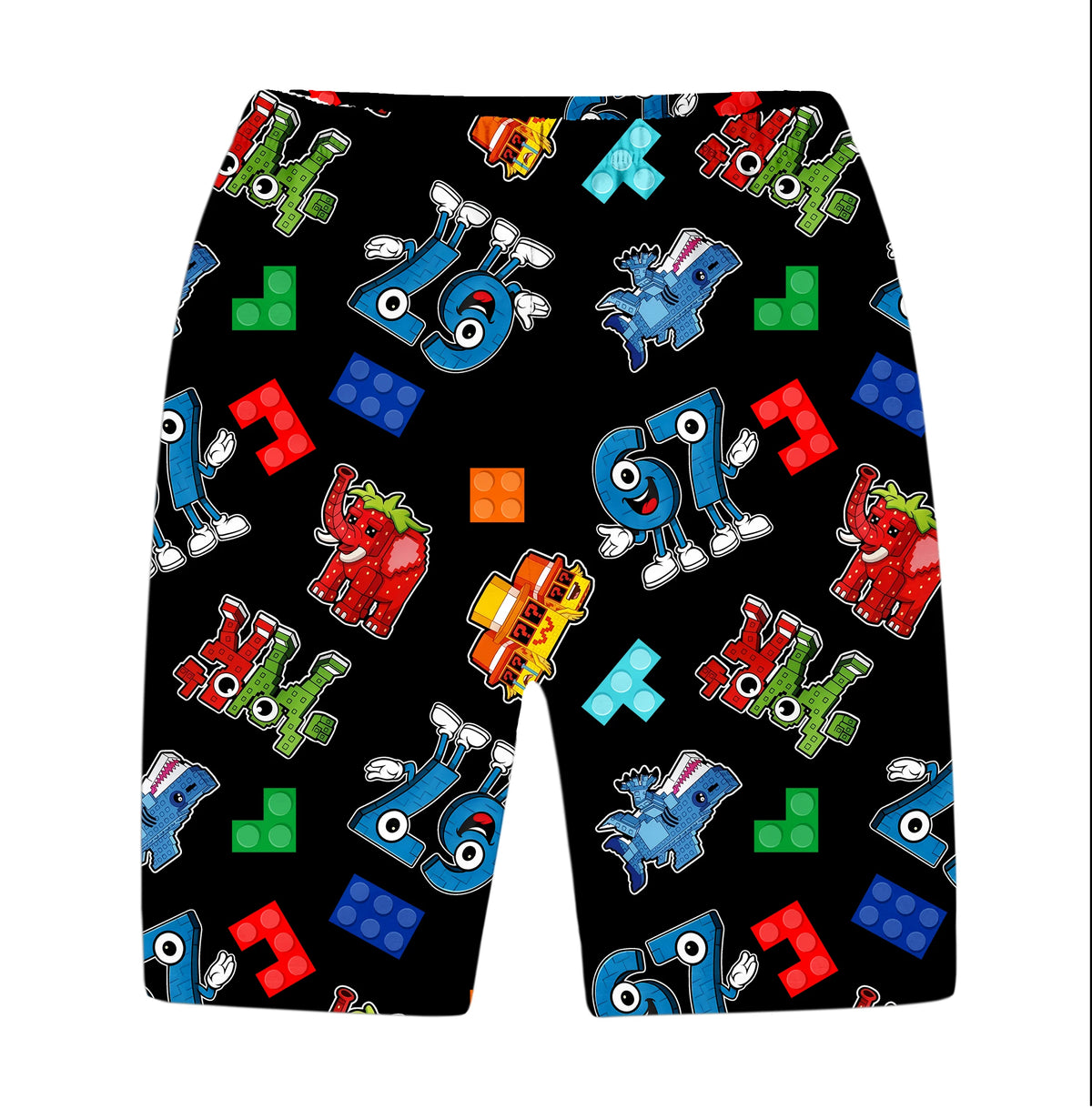 Boys Italian Brainrot 2pcs Pyjamas Set Clothes Tracksuit Kids Summer Short Sleeve Pajamas Meme Girls Six Seven Tshirt Pjs Set