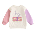 Kids Sweatshirt Spring Autumn Long Sleeve Crew Neck Embroidery Letters Hoodie Pullover Clothes for Boys Girls