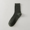 Mens Socks Casual Fashion  Men Business Male Breathable Elastic Cotton Long Socks Solid Color Black Blue Gray SocksAutumn Winter