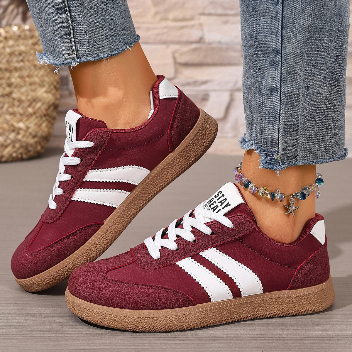 2025 New Women Sneakers Spring Luxury Flat Loafers Comfortable Slip on Soft Female Sneakers Lightweight Outdoor Shoes for Women