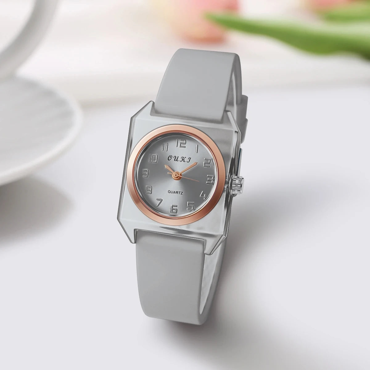 Women fashion popular sport casual silicone quartz wrist watches for ladies girls student