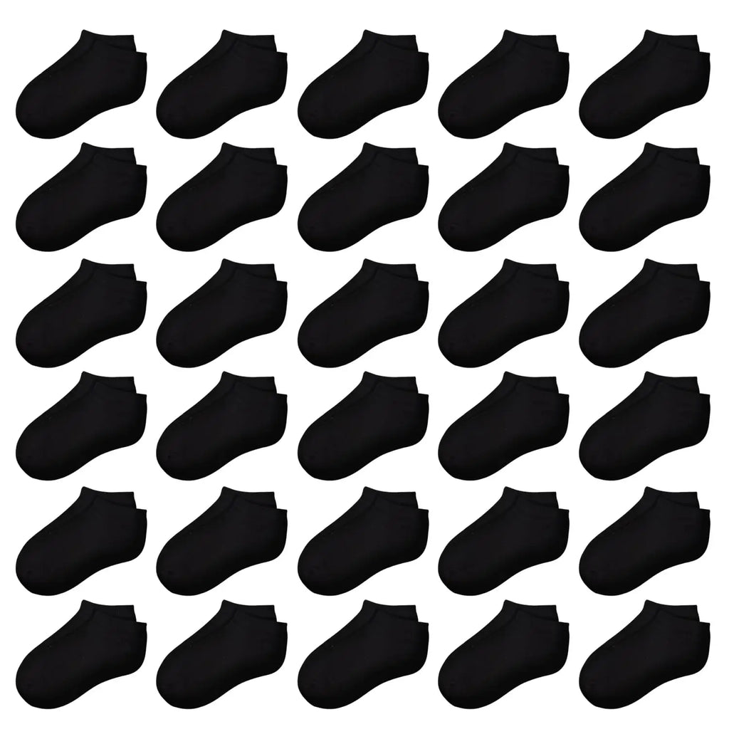 Toddler Socks 30 Pairs Kids Low Cut Socks for Boys Girls 1-14 Years Old Baby Children No Show Ankle Socks Set
