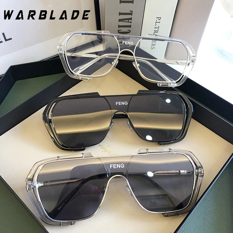 Men Oversized Sunglasses Women Fashion Sun Glasses For Women Brand Designer Vintage Glasses Square Sunglasses Men Metal Eyewear