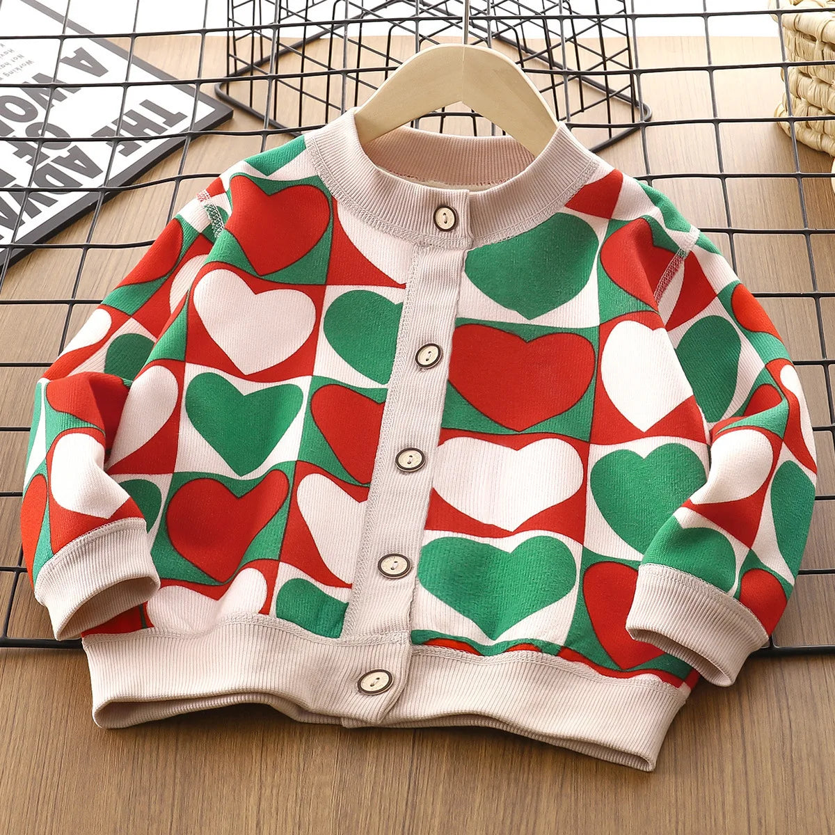 Kids'   Cardigan Autumn Winter Boys Girls Casual Jacket Baby Sweater Pullover Cozy Children's Clothing Outfit