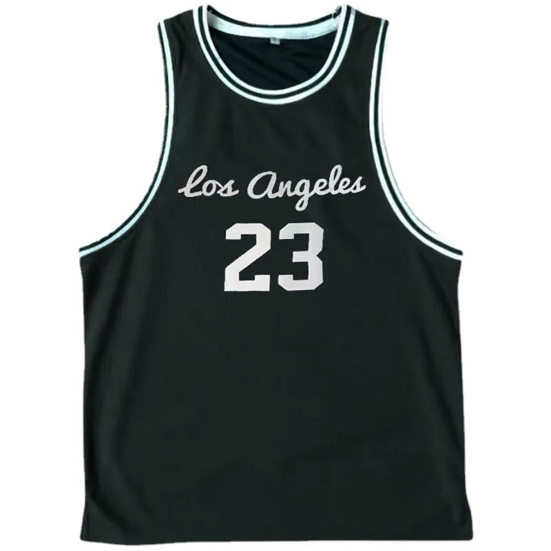No. 23 Vest Sports Summer Men's Gyms Mesh Tank Tops Fitness Workou Joggers Sleeveless T-Shirt Male Basketball Training Fashion