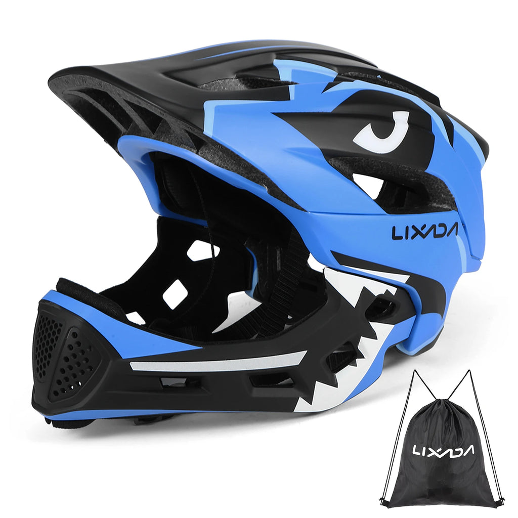 Kids Detachable Full Face Helmet Children Sports Safety Helmet for Cycle Skateboarding Roller Skating