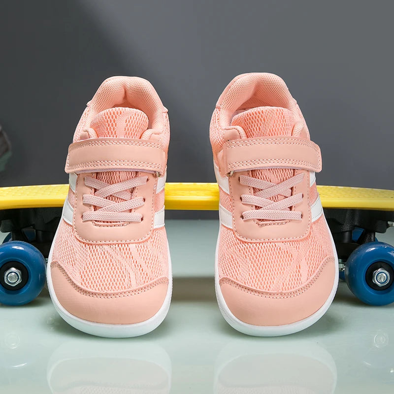 Little/Big Kids Minimalist Barefoot Shoes ,Children Zero Drop,Toddler Wide Sneaker for Boys/Girls Walking Shoes Skate Flat