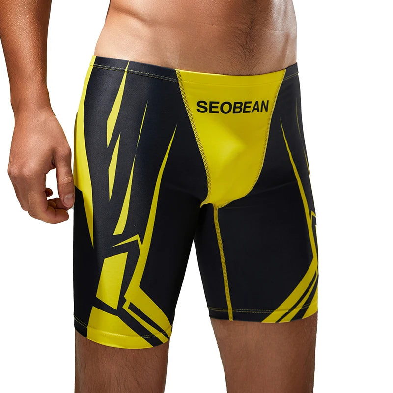 New Men's Swimwear Swimming Trunks Shorts Summer Surfing Bathing Beach Swim Shorts Men Swimsuits
