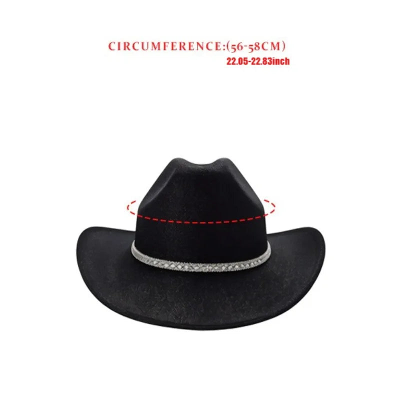 Adorned Party Hats for Women! This Unique Style Combines Western Charm with Elegance, Suitable for Various Festivals and Parties