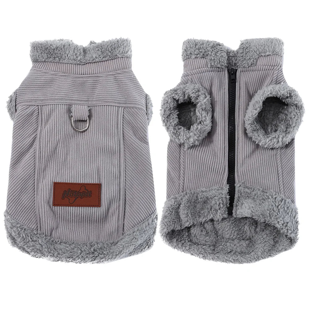 Pet Dog Jacket Coat For Small Medium Dogs Cats Winter Warm Fleece Puppy Clothes Windproof Cat Clothing Chihuahua Bulldog Outfits