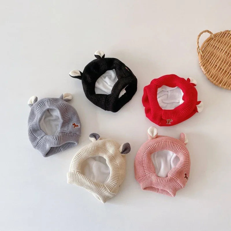 Baby Hats 1-4 Years Boys Girls Cute Ears Bonnet Winter Warm Thicken Caps Children's Earflap Hat Kids Winter Beanies Cap