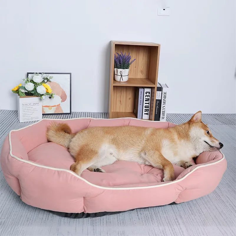 Pet Sofa Sleeping Bed Large Dog Bed House for Cats Big Space Dog Sofa Sleeping Mat Winter Warm Dog Cushion