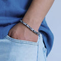 New Bracelet Men's Vajra 925 Thai Silve Retro Doing Old Trend Personality Neutral High Jewelry