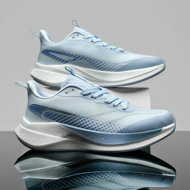 Men's Sports Shoes Full Palm Carbon Plate Road Running Shoes Men's and Women Marathon Shock-absorbing Athletics Training Shoes