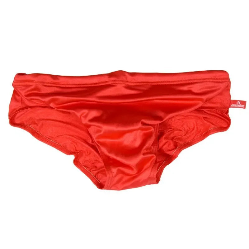 Summer Swimwear Men Solid Swimsuit Boy Swim Suits Beach Surfing Shorts Man Triangular Swimming Briefs