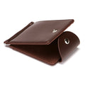 1 Men's Fashionable Wallet, Creative Card Holder, Men's Work Id Flip Cover with Clasp, Dollar Bill Clip