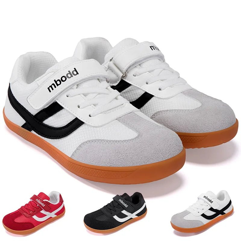 Kids Sports Sneakers Boys Girls Wide Toe Wide Foot Casual Shoes Children Breathable Lightweight Daily Outdoor Sneakers
