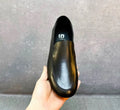 Men's shoes, European leather shoes, slip-on, made of genuine leather, business casual style, loafers for men