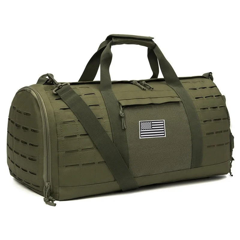 40L Sport Gym Bag Tactical Travel Duffle Bag For Men Fitness Training Bag With Shoe Basketball Outdoor Weekender Bags