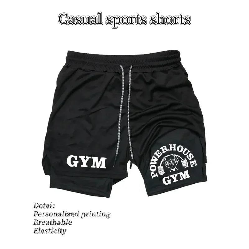 Men'S Casual Sports Shorts Breathable Quick-Dry Elastic Lightweight Comfortable for Running Outdoor Activities Outdoor Sports