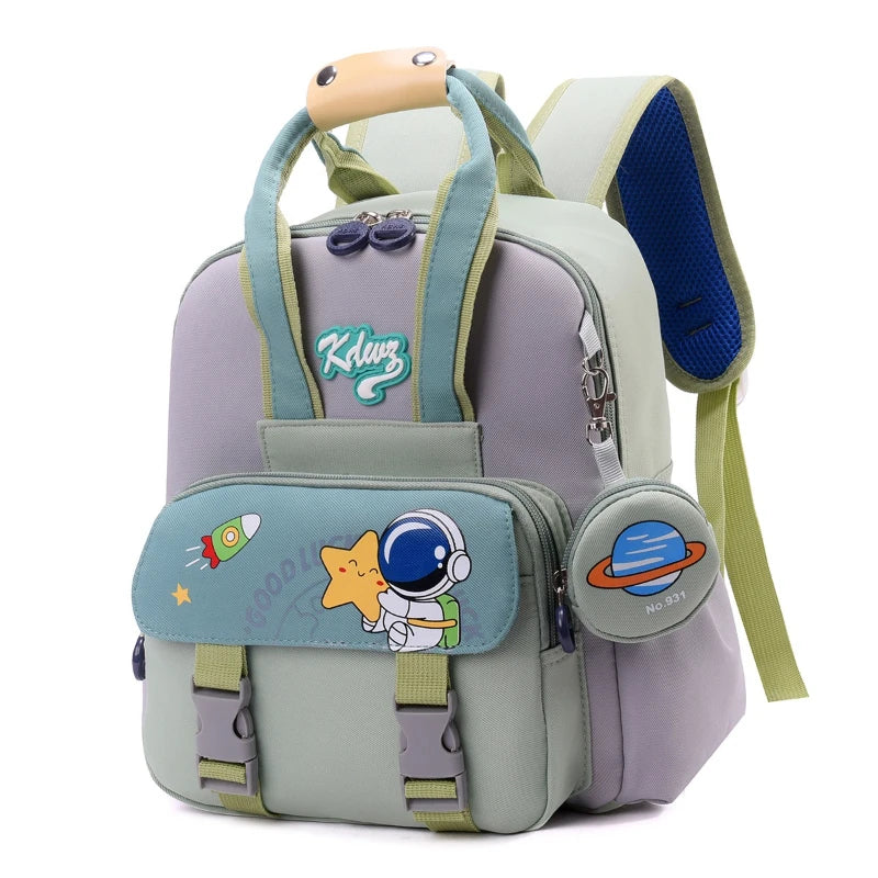 2025 New Kids Backpack Children School Book Bags for Boys Cute Astronaut Rabbit Girls Fashion Kindergarten Backpack Lightweight
