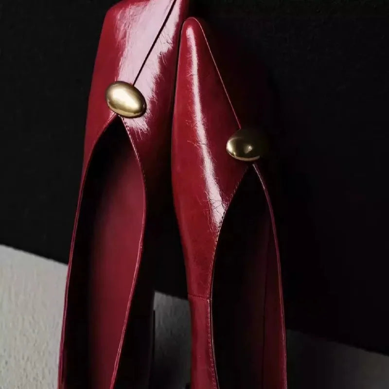 Spring Style Loafers for Women - One-piece Square-toe Thick-soled Low-cut Single Shoe