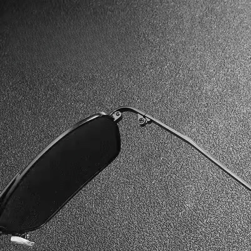 Myopia Sunglasses Men's Fashion Large Frame Myopia Glasses Double Beam Frame Driving Anti-glare High-definition Driving Glasses