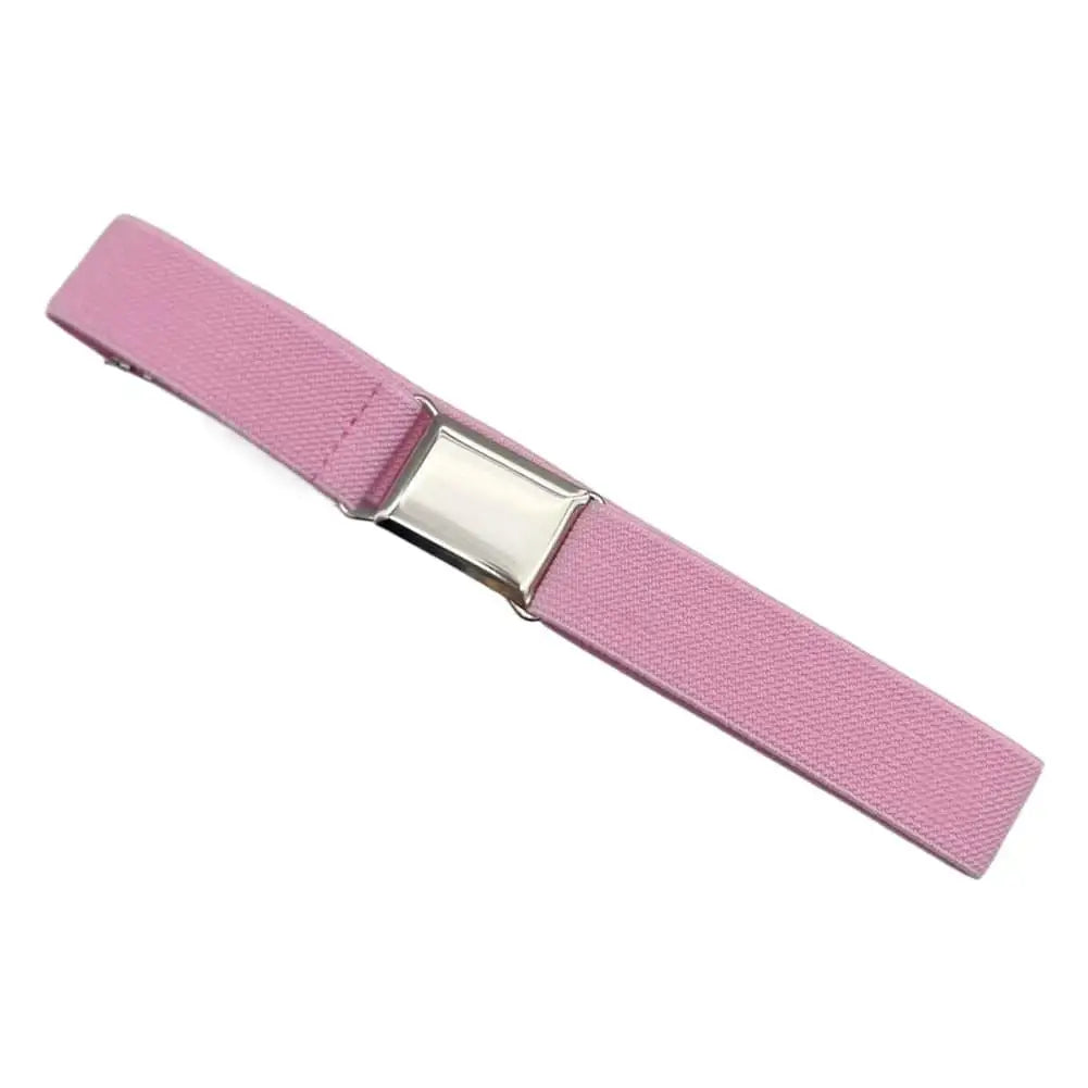 1PCS Adjustable Elastic Kids Belt Solid Color Stretch Waist Belt For Boys Girls Toddler Uniform Pants Belt Comfortable