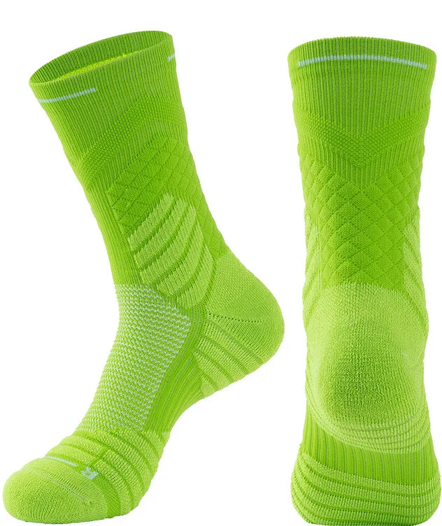 Women Professional Basketball Sock Long Tube Sports  Men Thickened High Towel Sweat-absorbent Non-slip Breathable Elite W100
