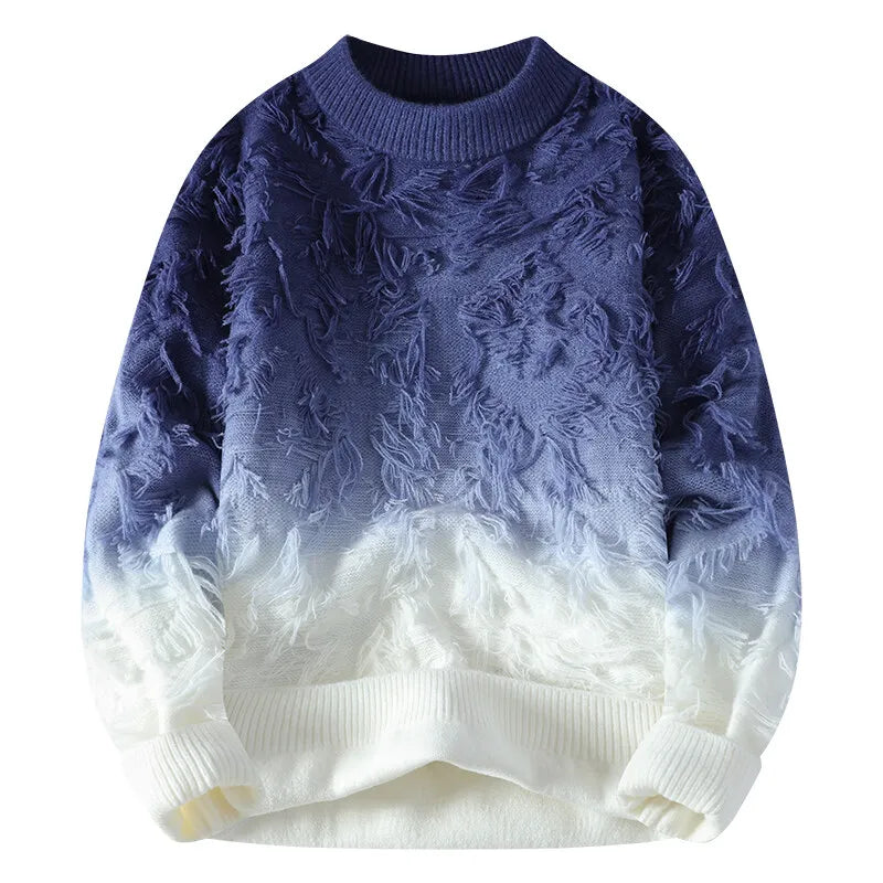 2024 Winter Sweaters for male men thick O-neck sweater men Student youth sweaters autumn Men's wool Casual Knitwear Pullover