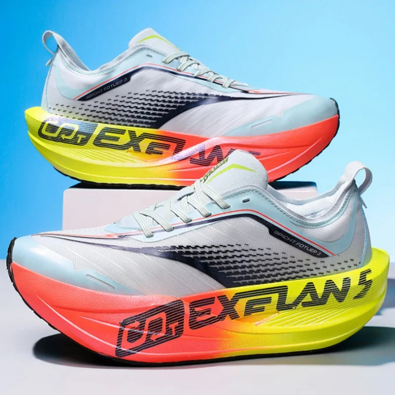 Running Shoes Men Marathon Speciality Sports Carbon Board Breathable Lightweight Women's Comfortable Athletic Nonskid Sneakers
