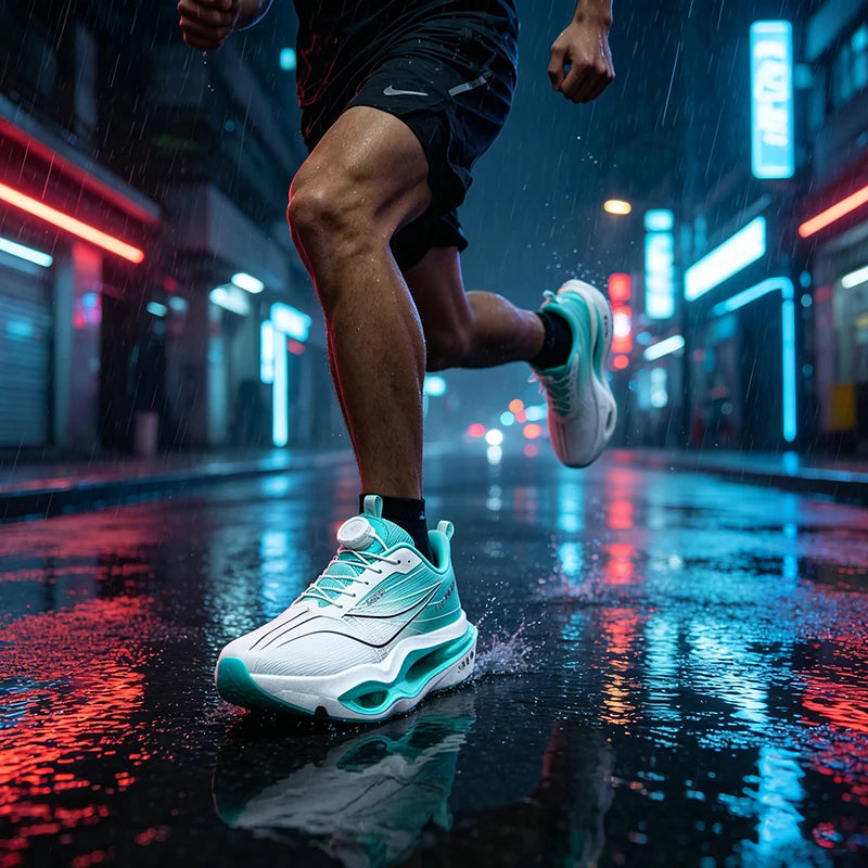 Running Shoes Men Sports Carbon Board Speciality Marathon Breathable Lightweight Women Comfortable Athletic Nonskid Sneakers