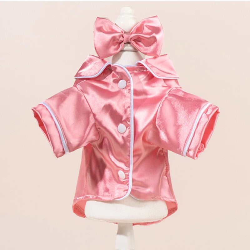 Pet Pajamas Dog Costume Teddy Retriever Clothes Cat Apparel  Dogs Shirts Small Medium Dog Clothes Spring Summer Puppy Clothing