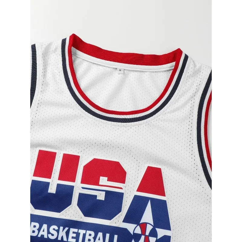 Men's Basketball Jersey Breathable Sportswear Sleeveless Training Uniform Team Vest New Design Tops