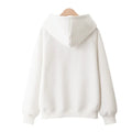 2025 Casual Hooded Hoodies Japanese Girl Student Fashion Sweatshirts Thick Spring Autumn Harajuku Loose Hoodie Knit Pullovers