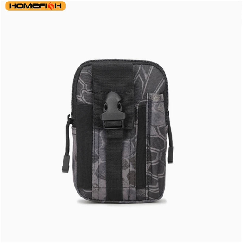 HOMEFISH Men's Waist Bag Jungle Camouflage Hanging Package Men Outdoor Sports Waist Bag Multifunctional Bags For Male