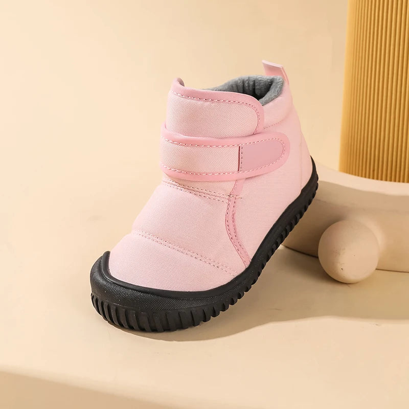 Baby Shoes Outdoor Anti-slip Winter Snow Boots Warm Toddler For Kids Boys Girls Flat Children's Walking Sprot Running Size19-28