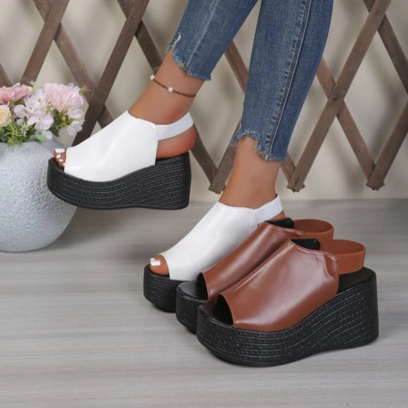 Women Sandals Summer  Wedge Sandals Women  New  High Heels Shoes Sexy Open Toe Elegant Sandals