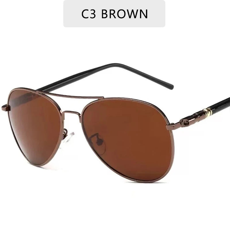 Sunglasses Men  Polarized Fashion Classic Pilot Sun Glasses Fishing Driving Goggles Shades For Women Oculos