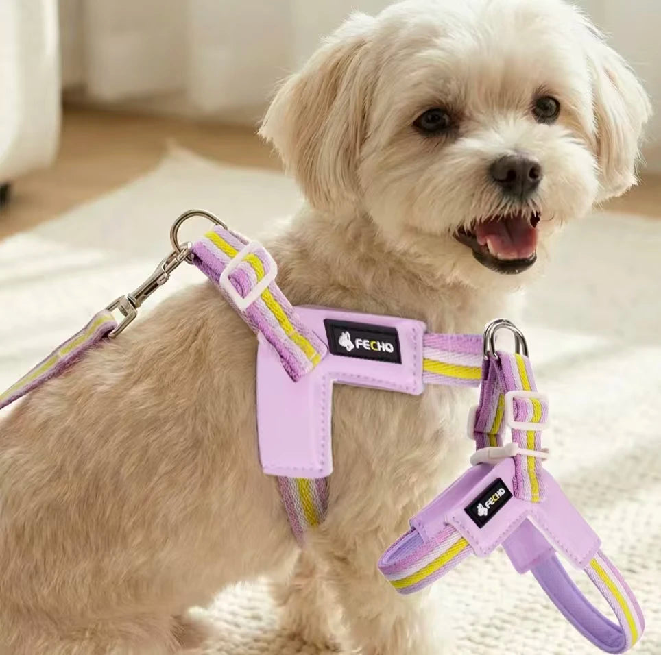 1pc Adjustable Pet Harness Leash Suitable for Small Medium-Sized Dogs Cats for Outdoor Activities