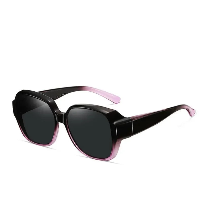 Sunglasses Fit Over Glasses, Polarized 100 percent UV Protection Wrap-around Sunglasses for Women Driving