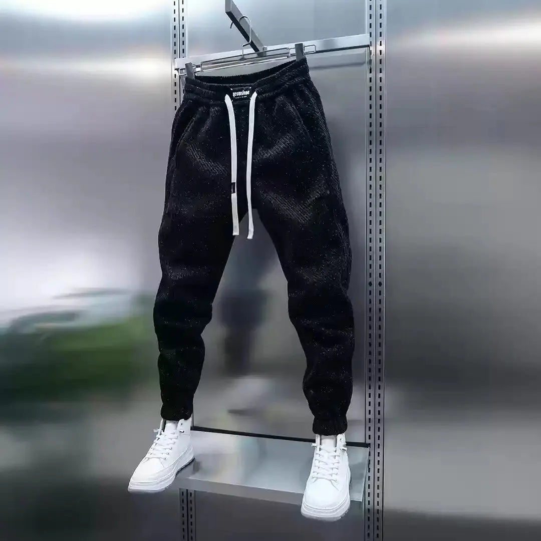 Trousers Man Pants for Men Men's Sweatpants Y2k Clothes Big Size Sport Gym Sports Mens Clothing Winter Workout Pants Baggy Wide