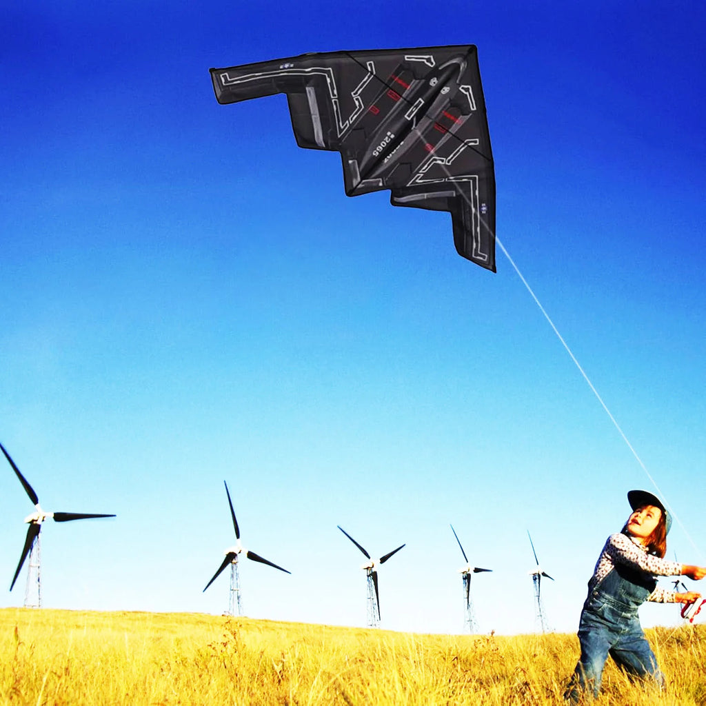 New Outdoor Fun Sports  Plane Kite With Handle And Line Good  Flying Factory Outlet  Adults