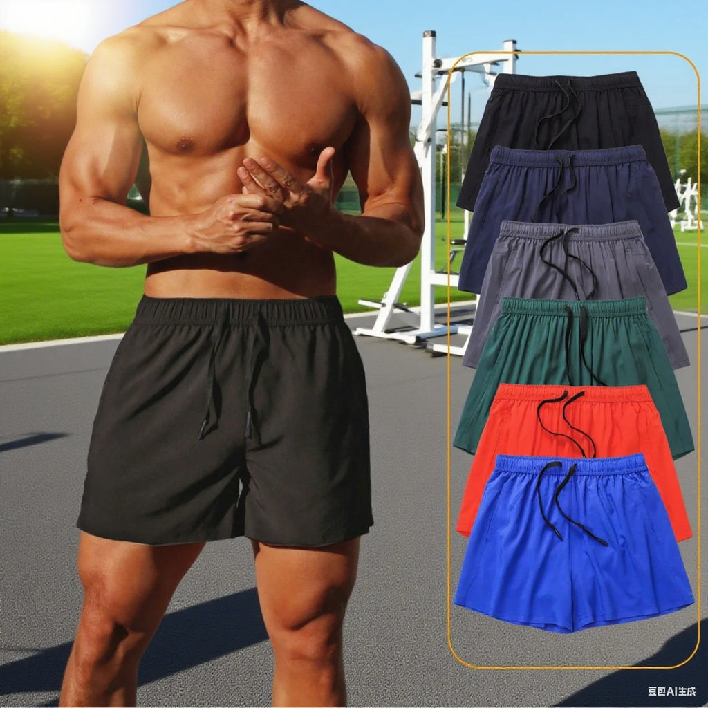 2025 NEW Fitness sports Shorts Man Summer Gyms Workout Male Breathable Mesh shorts Quick Dry Beach Short Pants men Sportswear ﻿